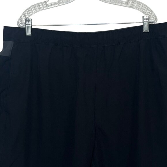 Speedo Swim Shorts Trunks Mens XXL Black Mesh Lining Adjustable Waist Pocket - Picture 3 of 9